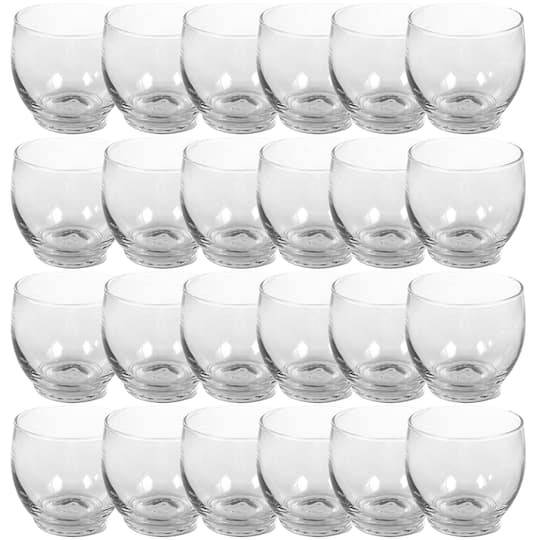 24 Pack: Round Glass Votive Candle Holder by Ashland&#xAE;